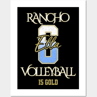 Ella #6 Rancho VB (15 Gold) - Black Posters and Art